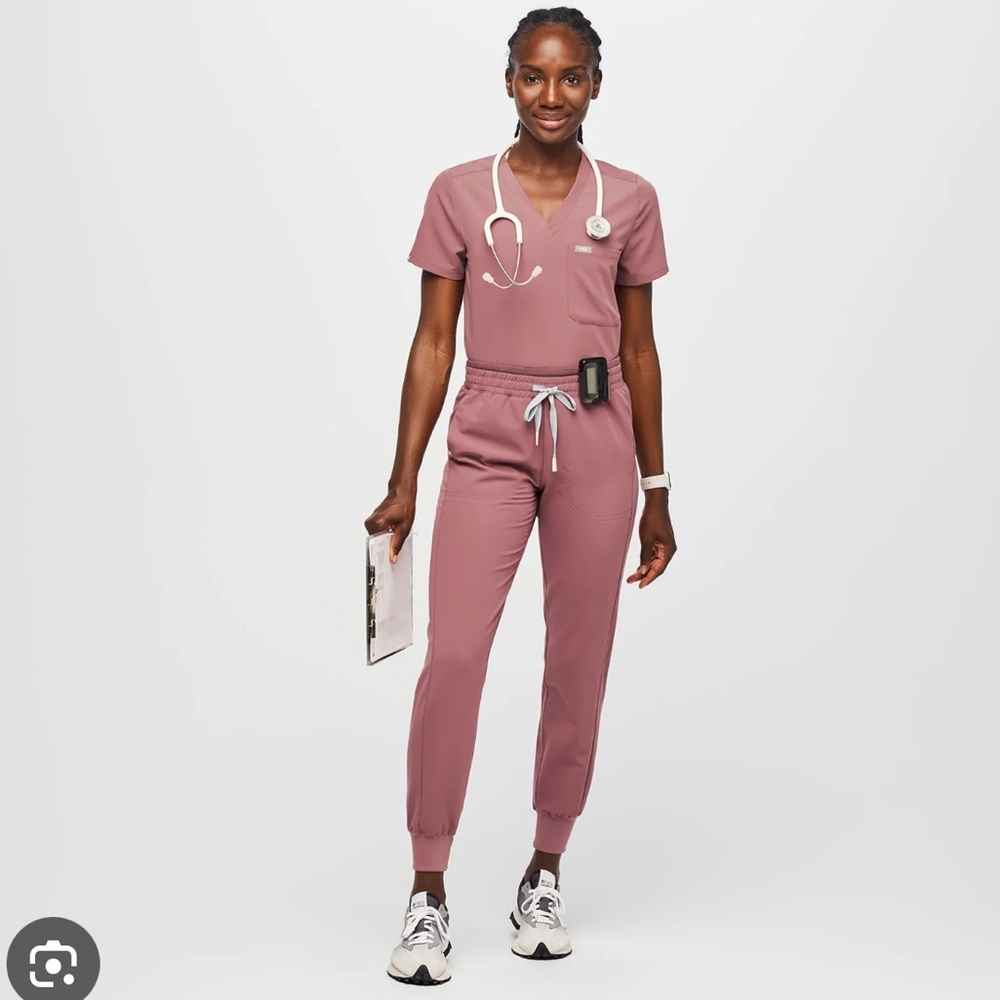 Figs High Wasted Zamora Joggers - Limited Edition Mauve Small